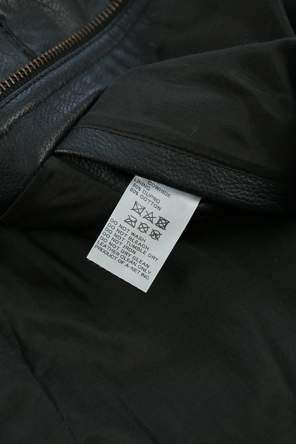☆ tac:tac (タクタク) / ASYMMETRY COLLAR LEATHER JA