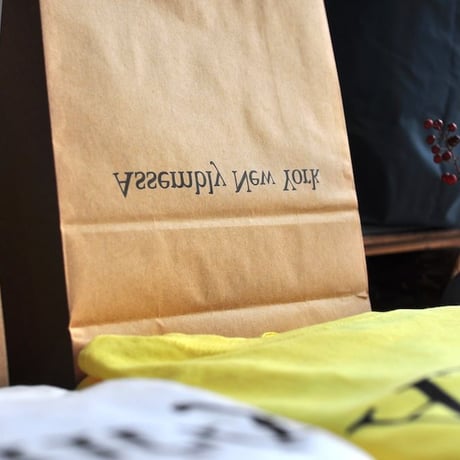 ★ ASSEMBLY NEW YORK / ヒント別注 LOGO L/S T SHIRT  (YELLOW) ★