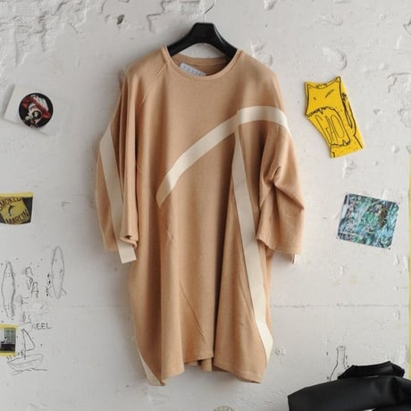 ★ House of the very island's / DECONSTRUCTED T-SHIRT WITH DOLMAN SLEEVES ★