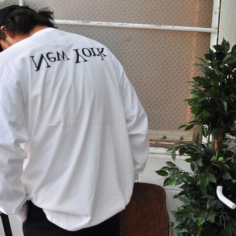 ★ ASSEMBLY NEW YORK / ヒント別注 LOGO L/S T SHIRT  (WHITE) ★