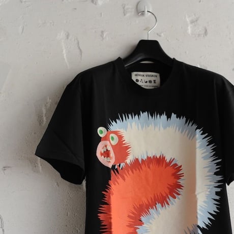 ★ 18SS NEW ! / HENRIK VIBSKOV - WING WANG MONSTER TEE (BLACK) ★