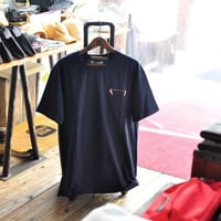 ★ 18AW NEW ! / HENRIK VIBSKOV - MEASURING HANDS TEE (D.NAVY) ★