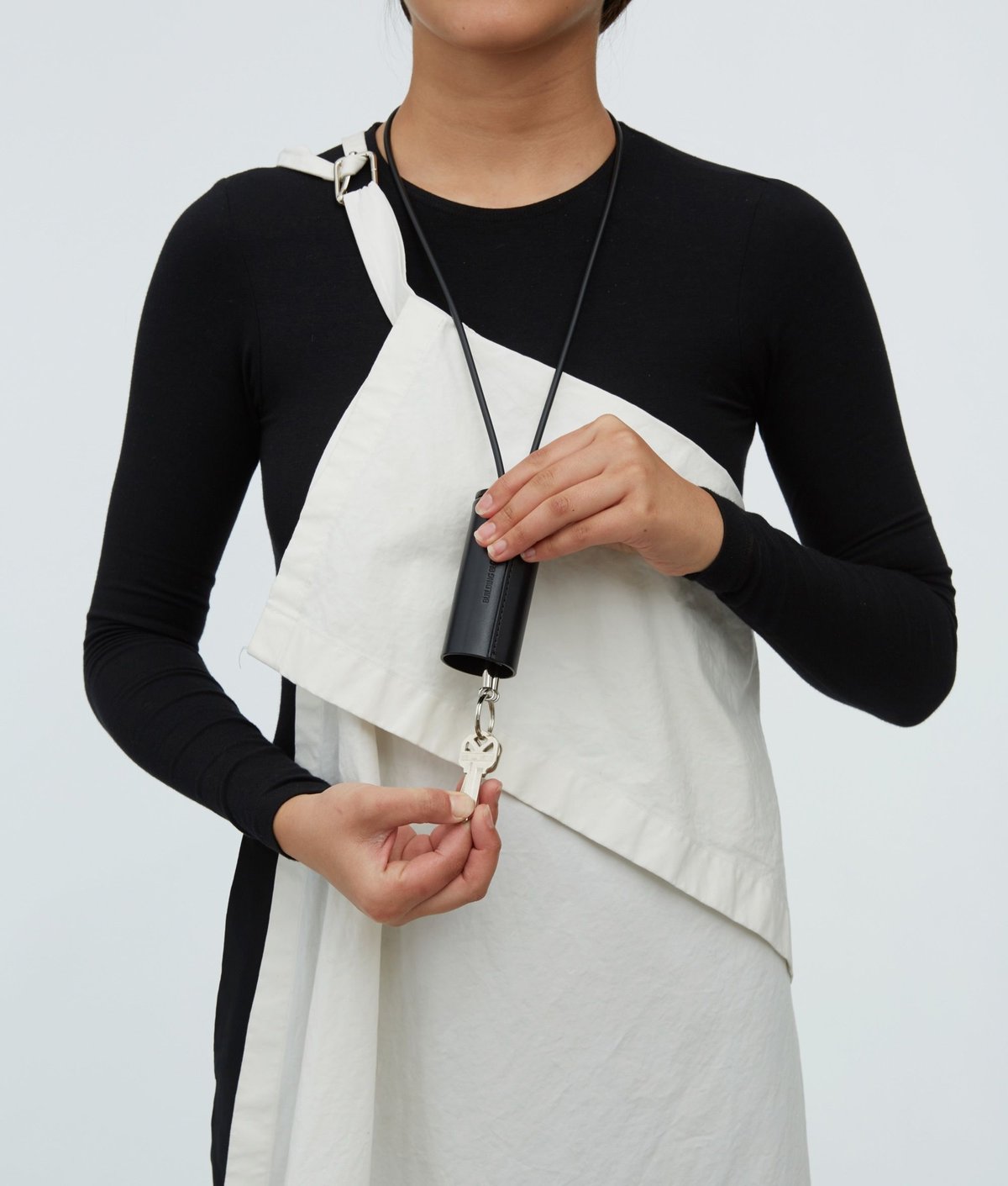 ☆ Building Block / CYLINDER KEY LANYARD (BLACK)