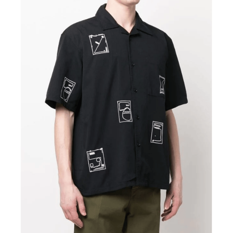 HENRIK VIBSKOV アートプリントシャツ S ☆ SS22 NEW ! / HENRIK VIBSKOV - The Artist Shir