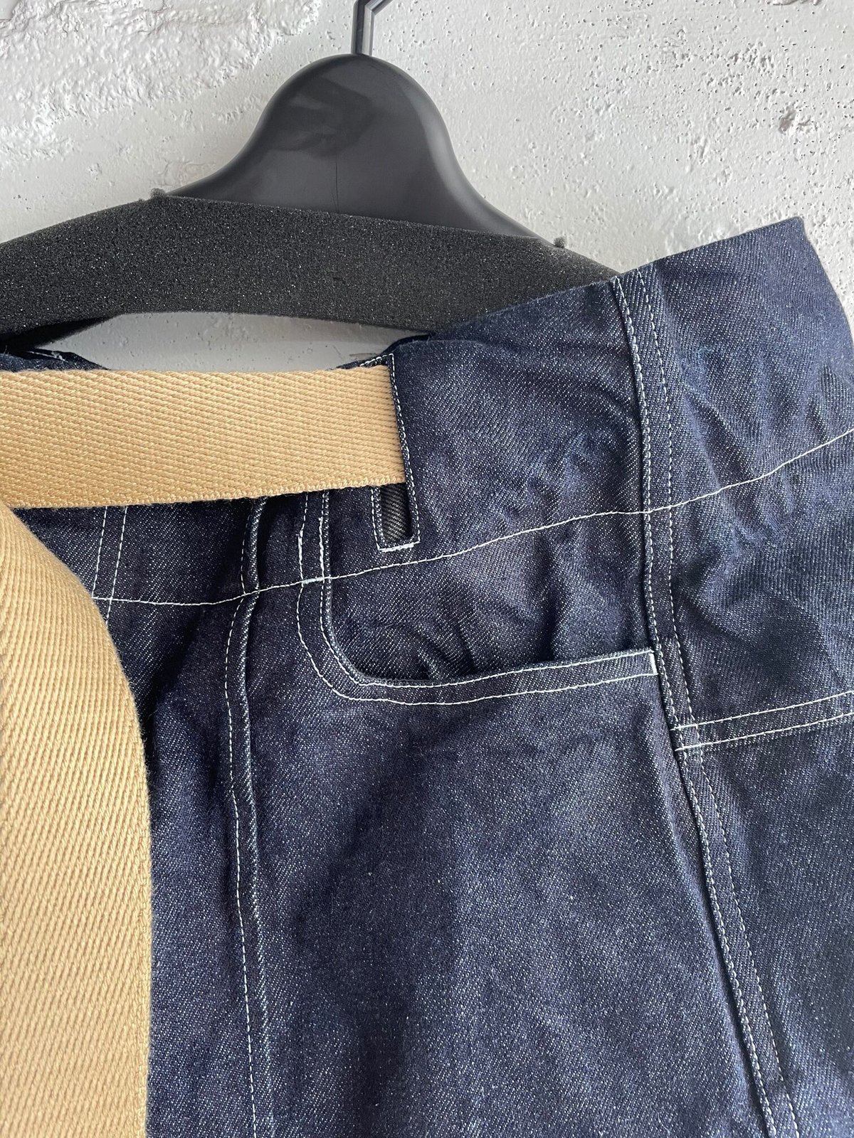SEAN NISH DENIM BAGGY (ベルト付き) ☆ SS21 / SEAN NISH - DENIM BAGGY (INDIGO) ☆ |