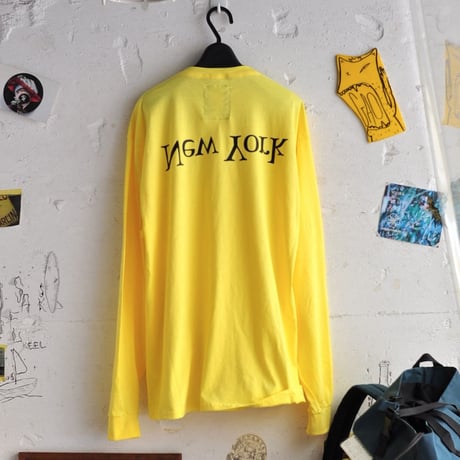 ★ ASSEMBLY NEW YORK / ヒント別注 LOGO L/S T SHIRT  (YELLOW) ★