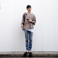 ★ SUPER Daily / ice cotton lc T shirt (MOCHA) ★