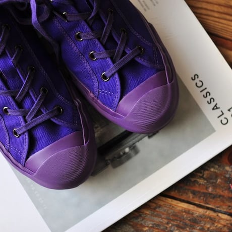☆  NEW ! / STUDIO NICHOLSON  /  Merino Vulcanised Sole Canvas Shoe (Ultra Violet) ☆