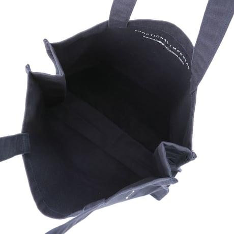 ☆  SS21 / STUDIO NICHOLSON  /  COTTON CANVAS THE SMALL TOTE (DARK NAVY) ☆
