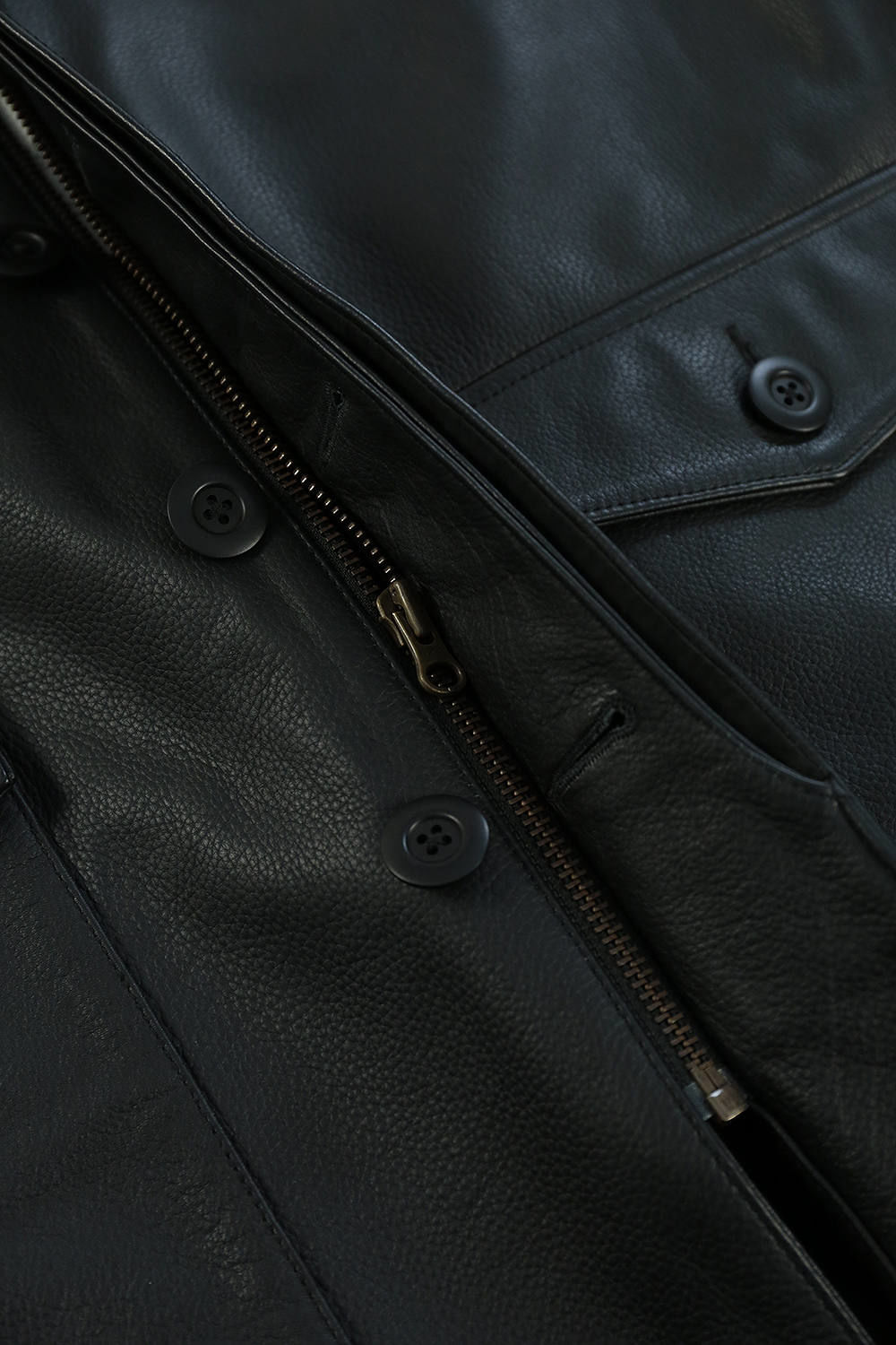 ☆ tac:tac (タクタク) / ASYMMETRY COLLAR LEATHER JA ☆ tac:tac (タクタク) / ASYMMETRY COLLAR LEATHER JA
