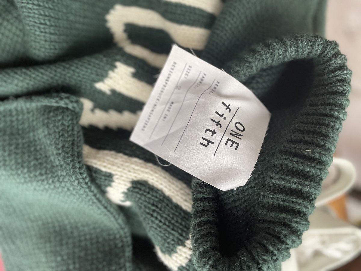 ☆ AW22 / ONEfifth / COLLEGE KNIT (DUKE) / FORES