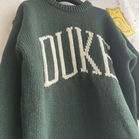 ☆ AW22 / ONEfifth / COLLEGE KNIT (DUKE) / FOREST GREEN ☆