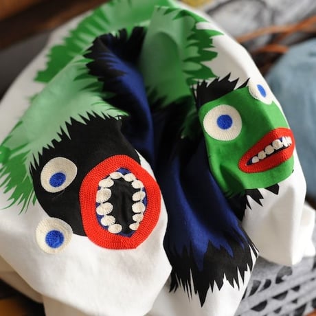 ★ 18SS NEW ! / HENRIK VIBSKOV - WING WANG MONSTER TEE (WHITE) ★