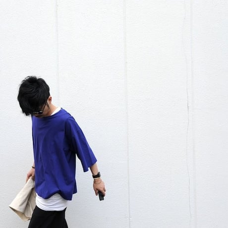 ★ SUPER Daily / ice cotton lc T shirt (R.BLUE) ★