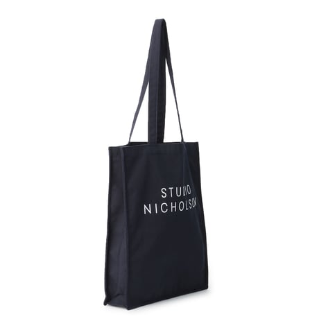 ☆  SS21 / STUDIO NICHOLSON  /  COTTON CANVAS THE SMALL TOTE (DARK NAVY) ☆