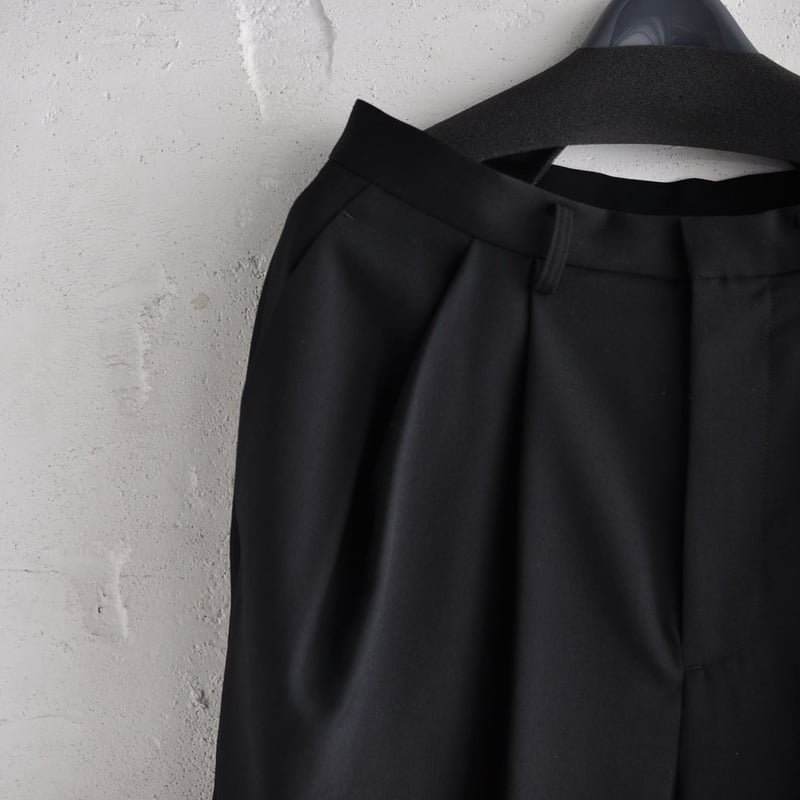 ☆ 20SS / DULCAMARA - よそいきオーバータックパンツ (BLACK) ☆ |
