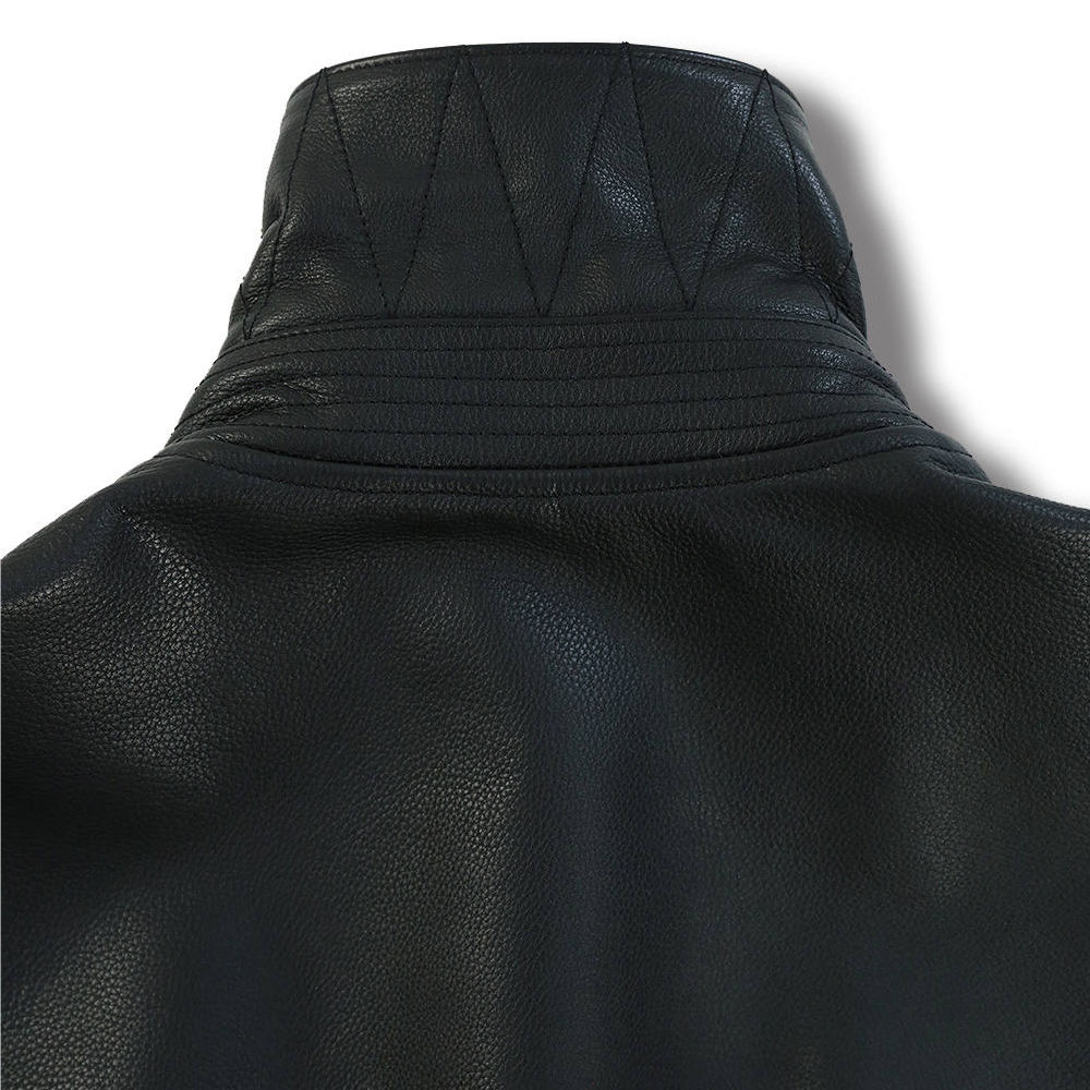 ☆ tac:tac (タクタク) / ASYMMETRY COLLAR LEATHER JA