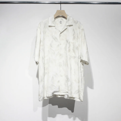 ★soe READY TO WEAR / Leaf Patterned H/S Shirt (BOTANICAL) ★