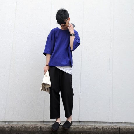 ★ SUPER Daily / ice cotton lc T shirt (R.BLUE) ★
