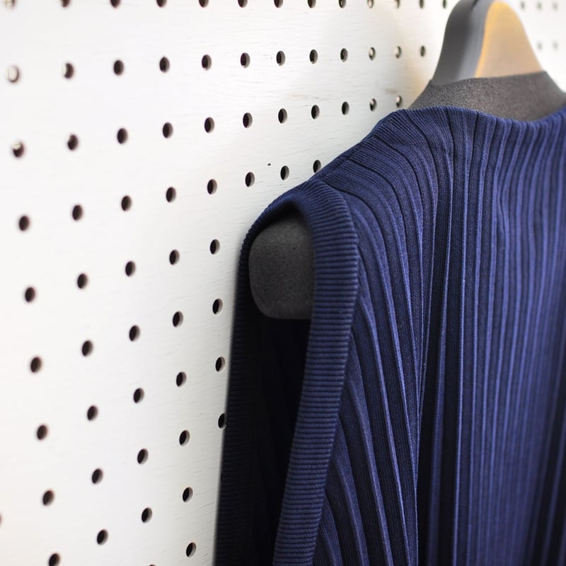☆ 20SS / tac:tac (タクタク) / PLEATS KNIT VEST (NA