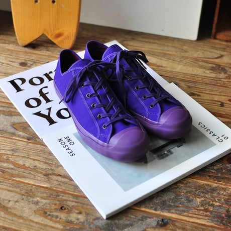 ☆  NEW ! / STUDIO NICHOLSON  /  Merino Vulcanised Sole Canvas Shoe (Ultra Violet) ☆