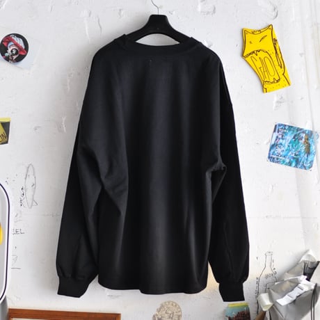☆ AW20 / WILLY CHAVARRIA  /  BAD RODANT RUFF NECK T  (BLACK) ☆