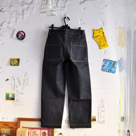 ☆  20SS / STUDIO NICHOLSON  /  BILL SELVEDGE DENIM CLASSIC FLAT FRONT TAPERED DENIM  (INDIGO) ☆