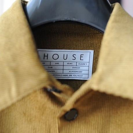 HOUSE OF THE VERY 'S LIAMシャツ ジャケット 24SS HOUSE OF THE VERY ISLAND'S LIAM