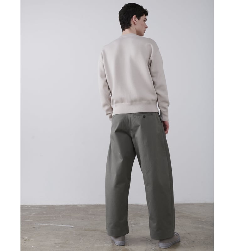 STUDIO NICHOLSON ボリュームパンツ BEN グレー STUDIO NICHOLSON BEN VOLUME PANT（STUDIO NICHOLSON
