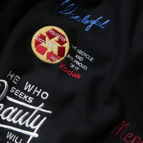 ★ AW24 特別制作アイテム / soe READY TO WEAR /  Company Logo Embroidery Sweat Shirt. (BLACK) ★