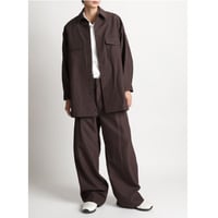 ★ tac:tac (タクタク) /  UN(I)FORM - Shirts Jacket (BROWN)  ★