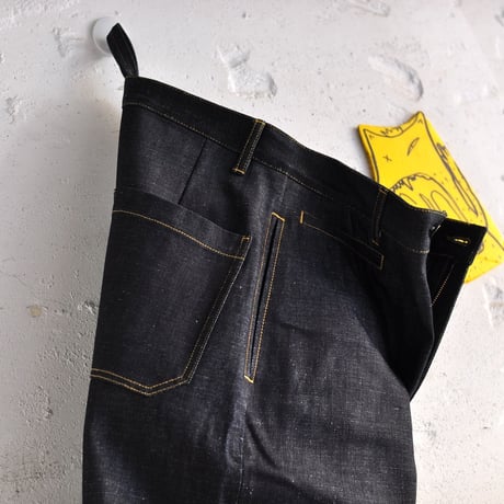 ☆  20SS / STUDIO NICHOLSON  /  BILL SELVEDGE DENIM CLASSIC FLAT FRONT TAPERED DENIM  (INDIGO) ☆