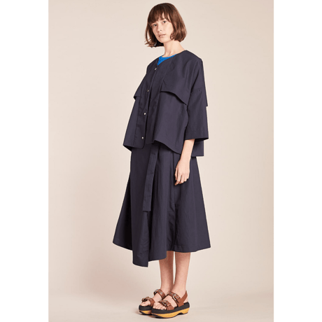 ★ KLOKE  / REIGN D-RING SKIRT ( INK (NAVY) / S ) ★