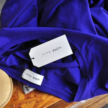 ★ SUPER Daily / ice cotton lc T shirt (R.BLUE) ★