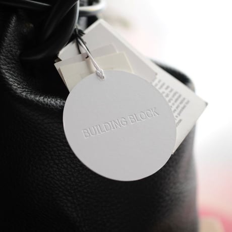 ★ Building Block / Cable + Outlet (Pebbled leather) ★