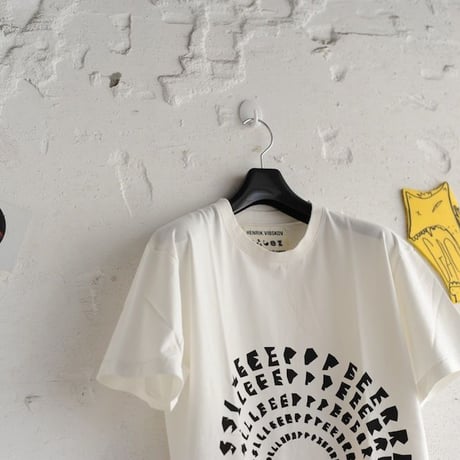 ★ 18SS NEW ! / HENRIK VIBSKOV - HALF ASLEEP TEE (WHITE) ★