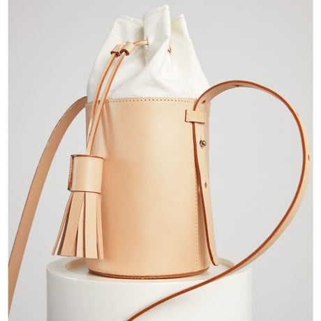 ★ Building Block /  Small Pail in White Crinkle ★