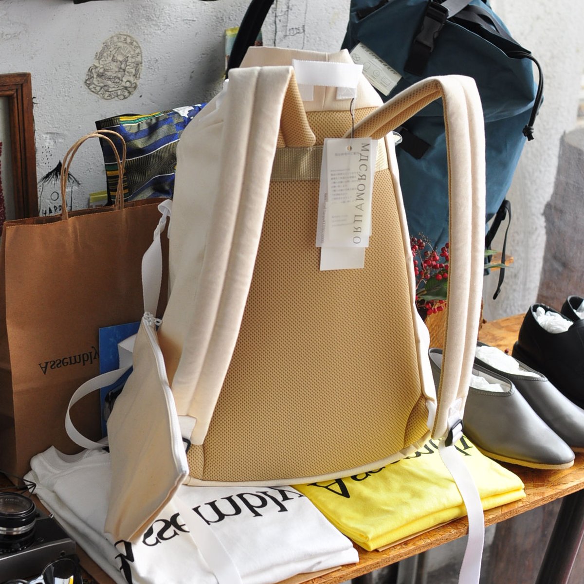 macromauro KAOS big hanpu 生成り macromauro KAOS big hanpu 生成り