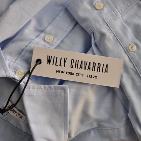 ☆ AW20 / WILLY CHAVARRIA  /  BIG OXFORD SHIRT  (LIGHT BLUE) ☆