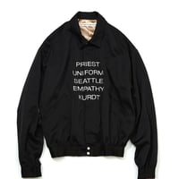 ★soe / Grungy Baseball Jacket (BLACK)★(送料無料)
