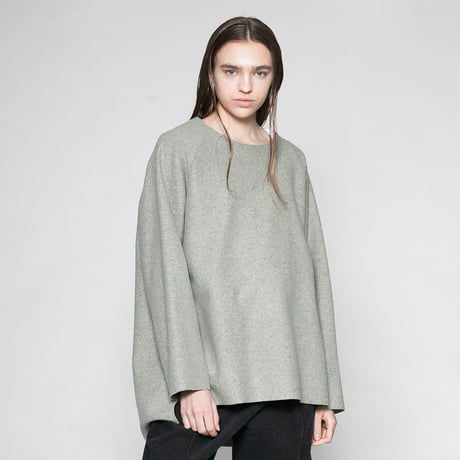 ★ AW20 / VOAAOV - compressed wool jersey switching sweat (3 COLOR) ★