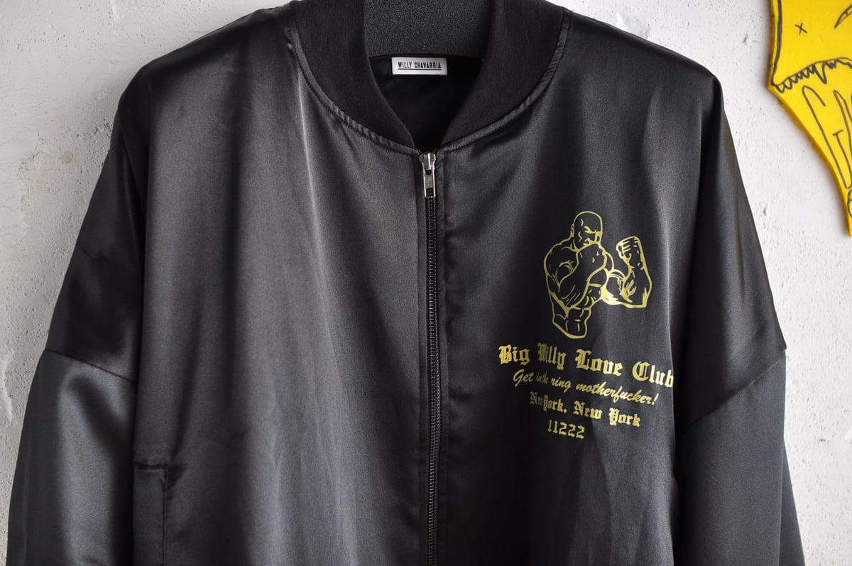 ☆ 20SS / WILLY CHAVARRIA / SATIN TRACK JACKE ☆ 20SS / WILLY CHAVARRIA / SATIN TRACK JACKE
