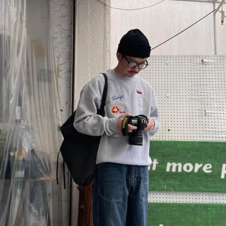 ★ AW24 特別制作アイテム / soe READY TO WEAR /  Company Logo Embroidery Sweat Shirt. (HEATHER GRAY) ★