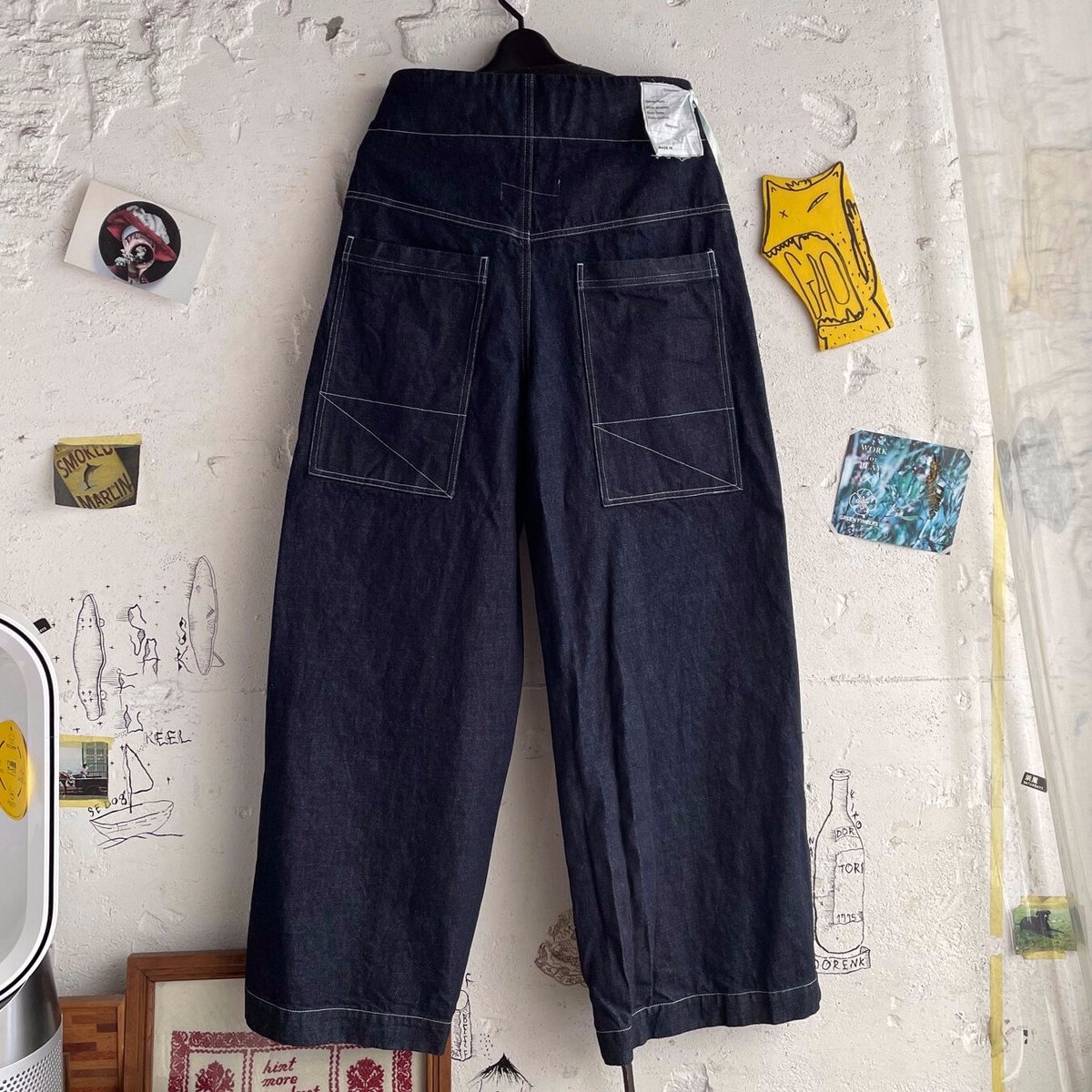 SEAN NISH DENIM BAGGY (ベルト付き) ☆ SS21 / SEAN NISH - DENIM BAGGY (INDIGO) ☆ |