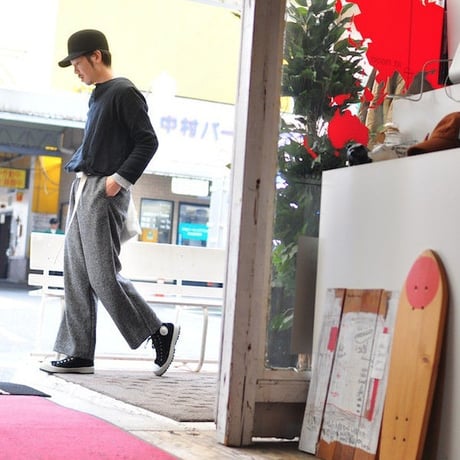 ★ SUPER Daily / TWEED WIDE PANTS with BELT ★