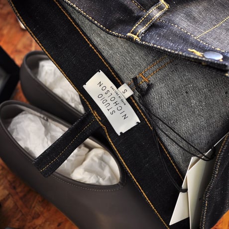 ☆  20SS / STUDIO NICHOLSON  /  BILL SELVEDGE DENIM CLASSIC FLAT FRONT TAPERED DENIM  (INDIGO) ☆