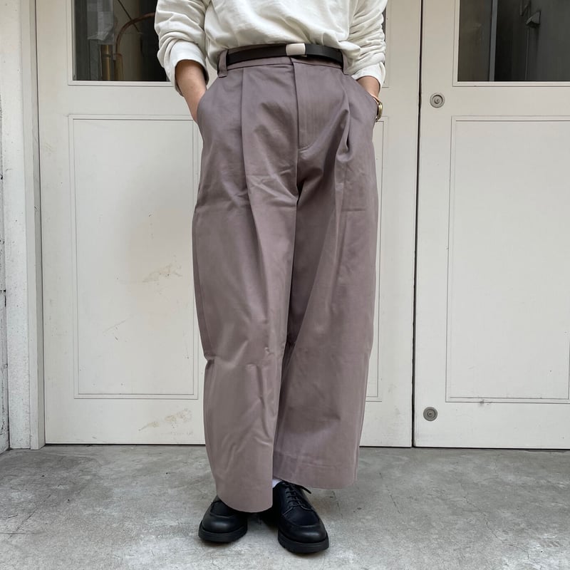 パンツ studio nicholson solte SORTE PANT IN TAN