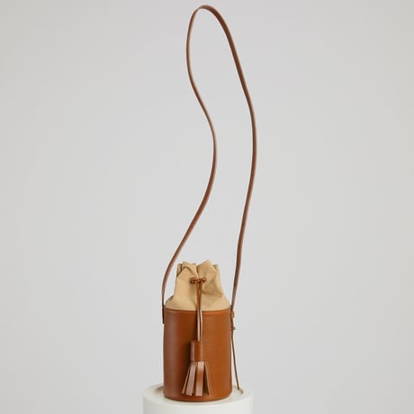 ★ Building Block /   Small Pail in Khaki Crinkle  ★
