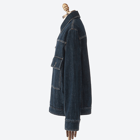 ☆  SS21 / STUDIO NICHOLSON  /  LAZAR  - SELVEDGE DENIM JACKET (INDIGO) ☆