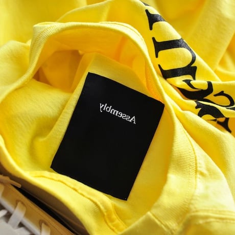 ★ ASSEMBLY NEW YORK / ヒント別注 LOGO L/S T SHIRT  (YELLOW) ★